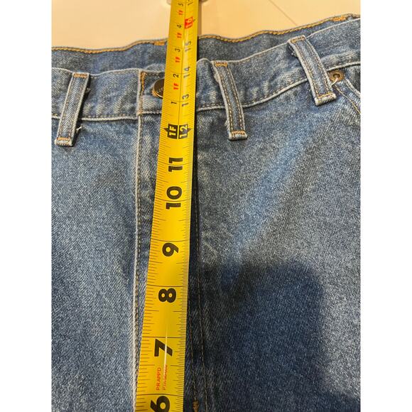 Carhartt Men's Relaxed Fit Blue Denim Jeans B17 DST Sz 44 x 34 Workwear Casual - Picture 7 of 11